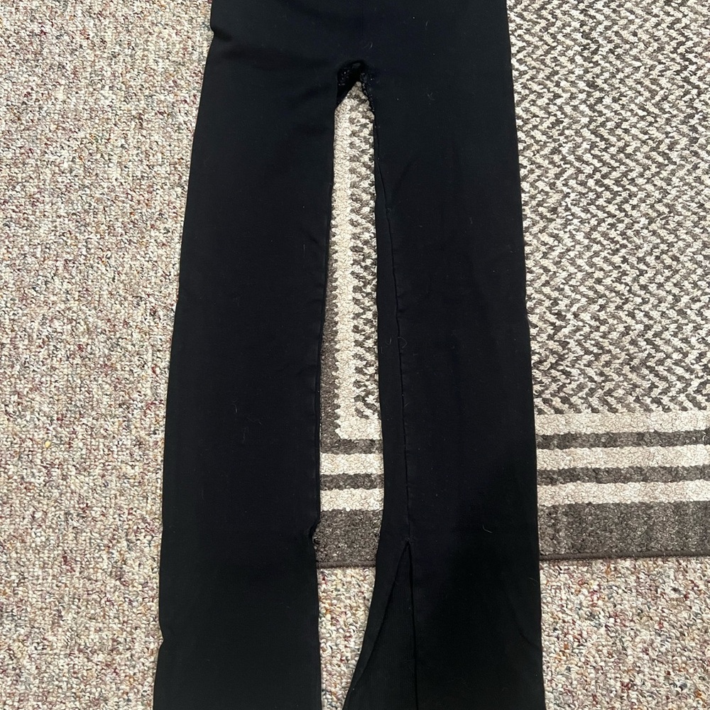 Black Flared Pants